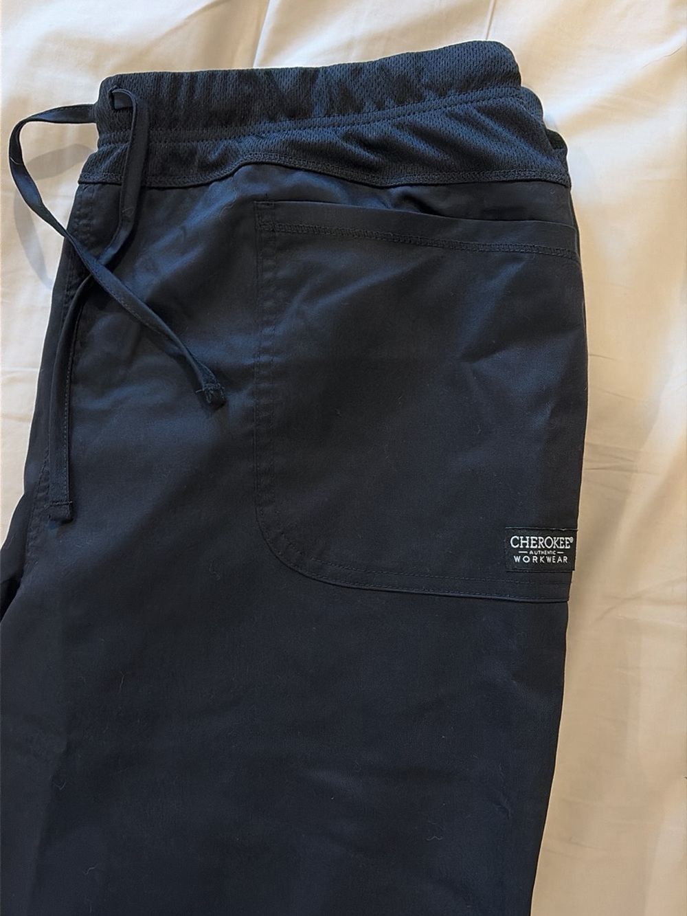 Women’s Cherokee Workwear Revolution Black Stretch Jogger Scrub Pants